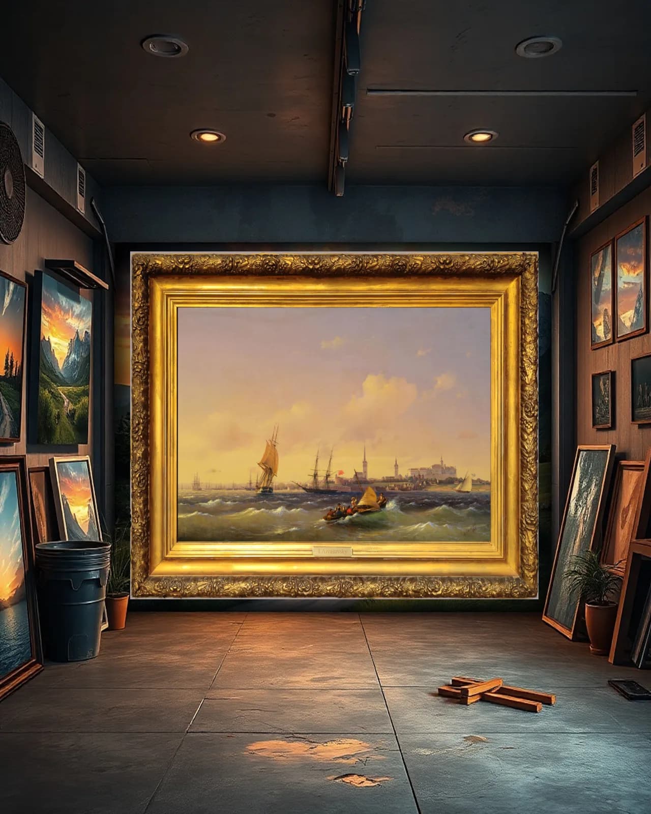 Reval Restored 1845 | 12000x8698 px Printable Wall Art